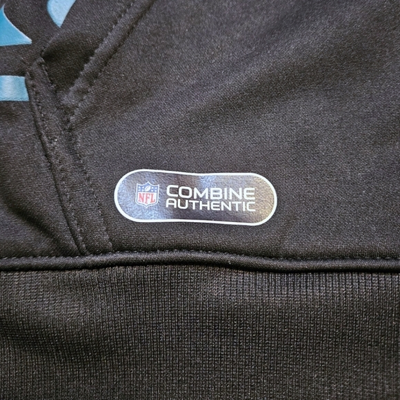 Mens S New Era Black Philadelphia Eagles Drill Combine Authentic Full-Zip Hoodie - Picture 6 of 13